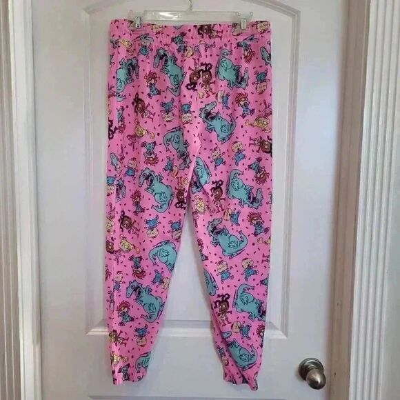 Nickelodeon Rugrats Women's Pink Poly/Spandex Pajama Pants - Picture 11 of 12